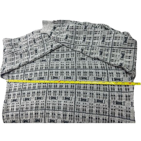 Vintage 90s Coogi Style Mens XL Grandpa Sweater Knit Cosby Dad Crewneck - Picture 6 of 8